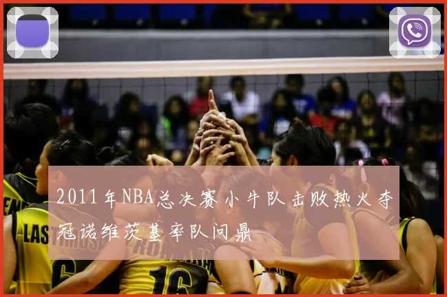 2011年NBA总决赛小牛队击败热火夺冠诺维茨基率队问鼎